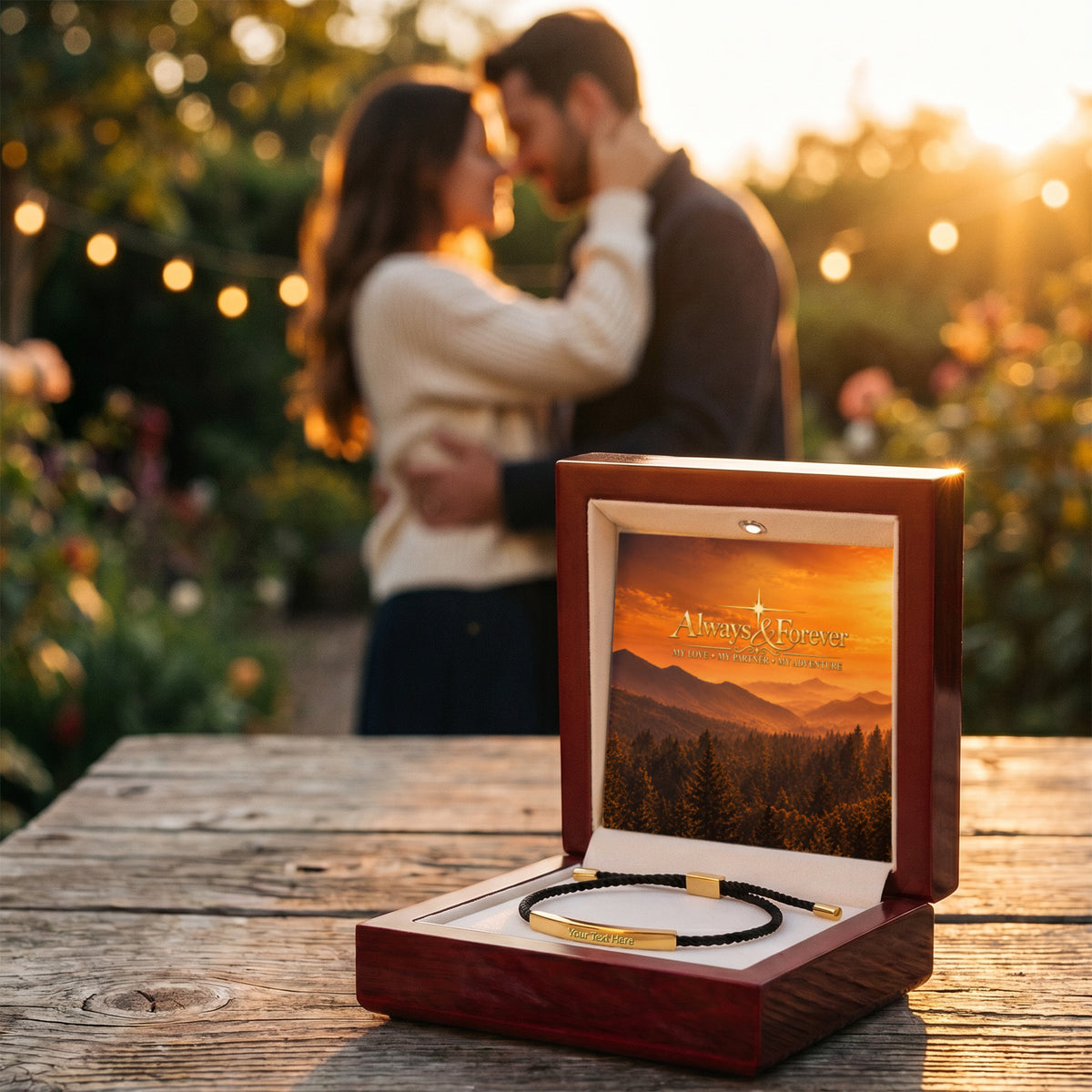 Carry Our Love — Personalized Engraved Bar Bracelet