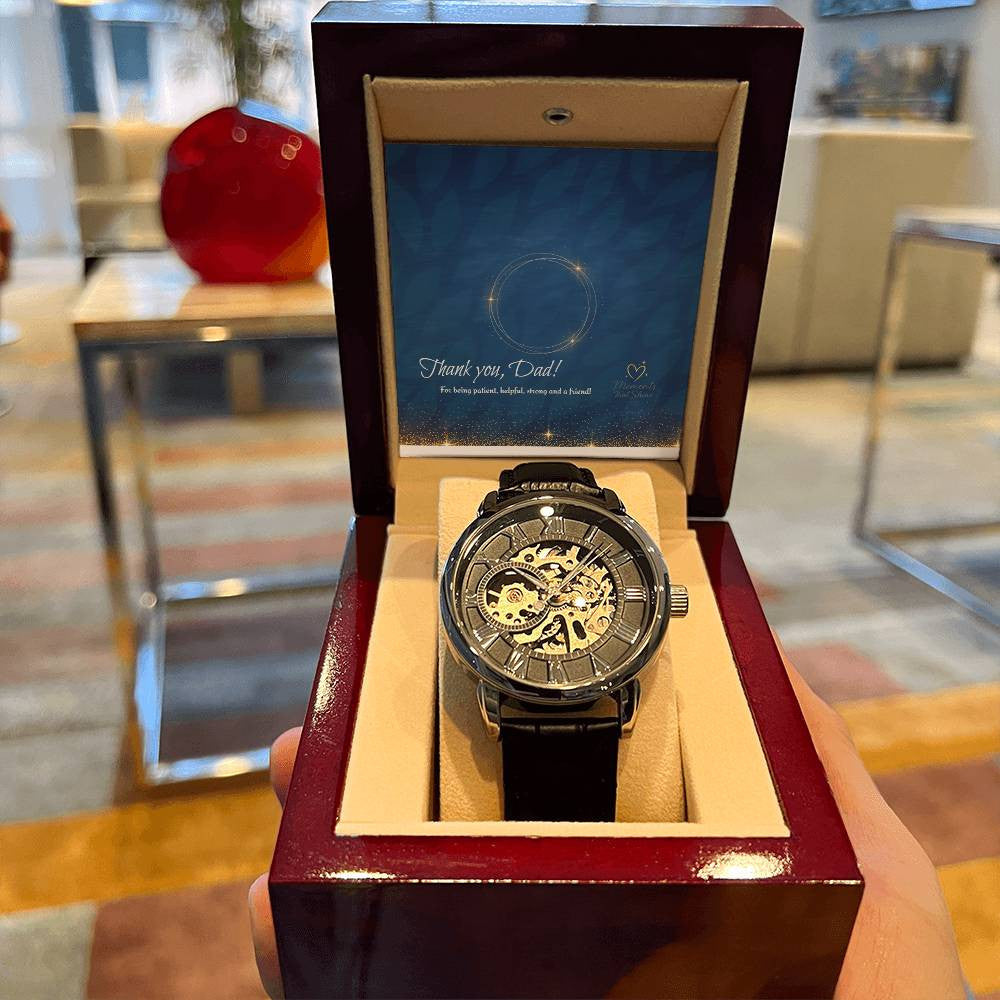 “For the man who makes every moment timeless.”