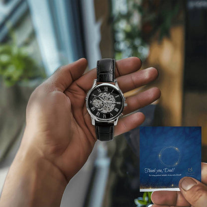 “For the man who makes every moment timeless.”