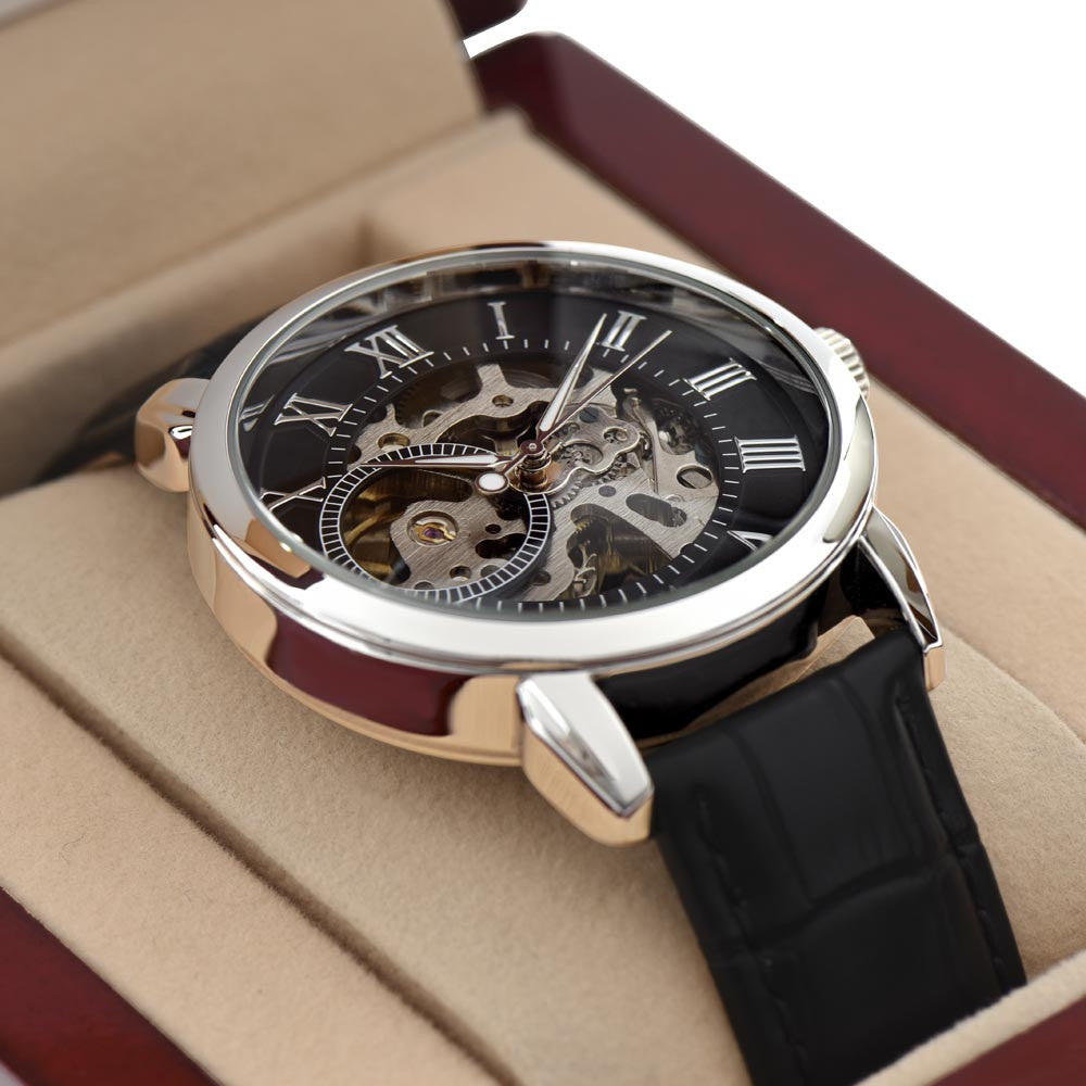 “For the man who makes every moment timeless.”