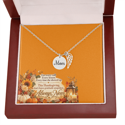 Always Near — Angel Wing Necklace for Mom