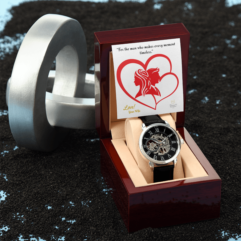 “For the man who makes every moment timeless.”