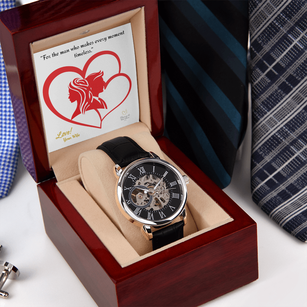 “For the man who makes every moment timeless.”
