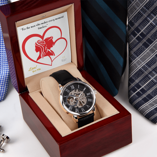 “For the man who makes every moment timeless.”