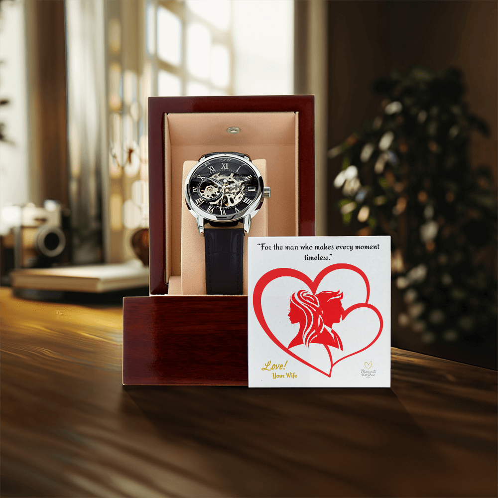 “For the man who makes every moment timeless.”