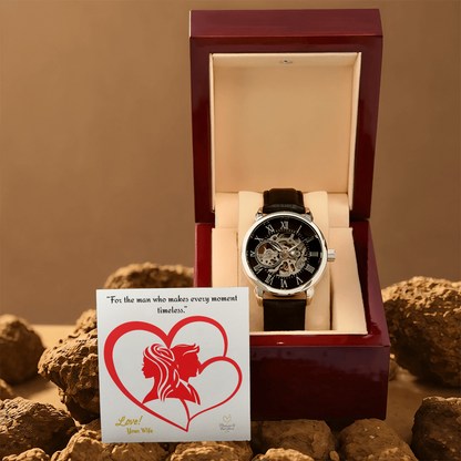 “For the man who makes every moment timeless.”