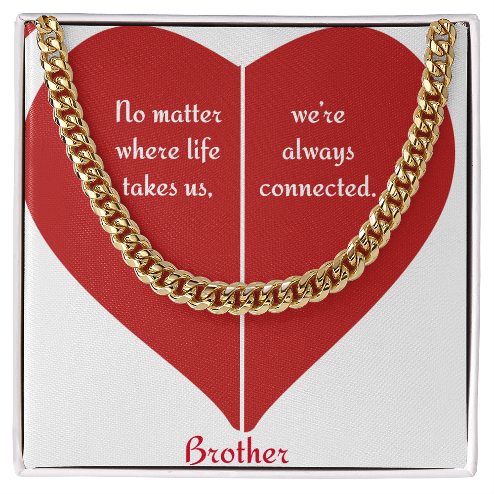 Brother Bond Cuban Link Chain — Always Connected