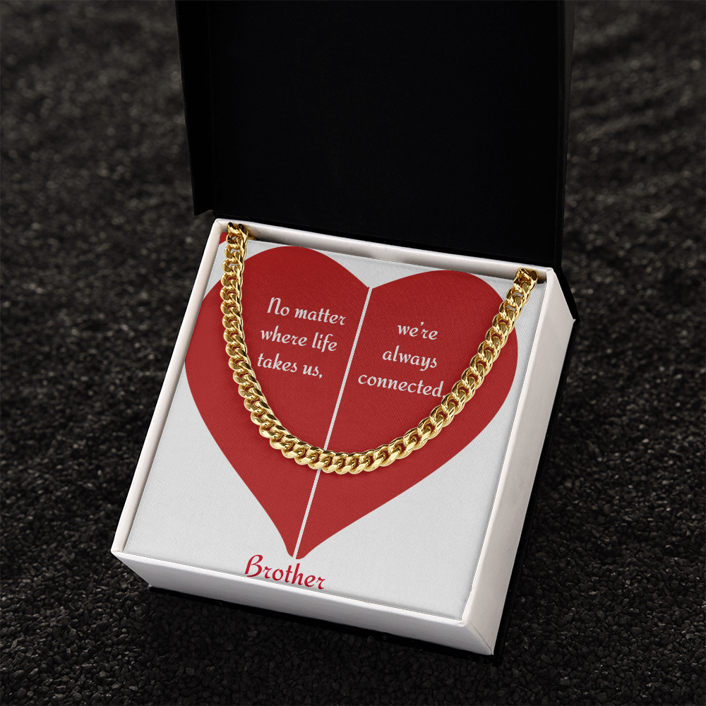 Brother Bond Cuban Link Chain — Always Connected