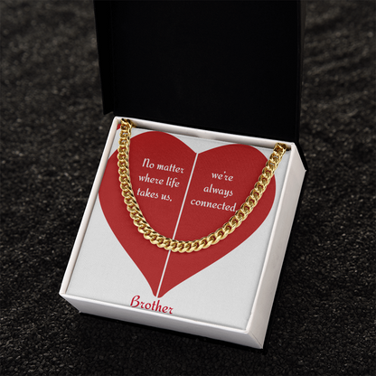 Brother Bond Cuban Link Chain — Always Connected