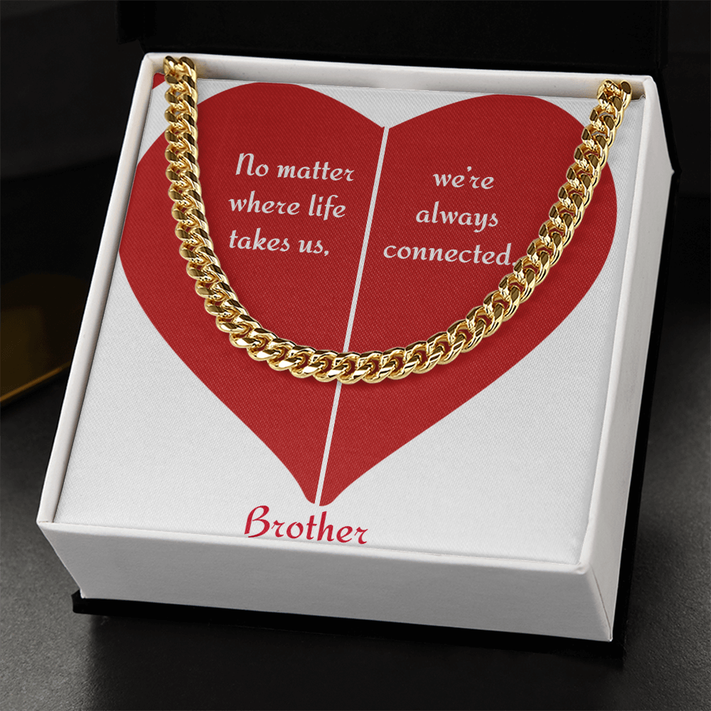 Brother Bond Cuban Link Chain — Always Connected