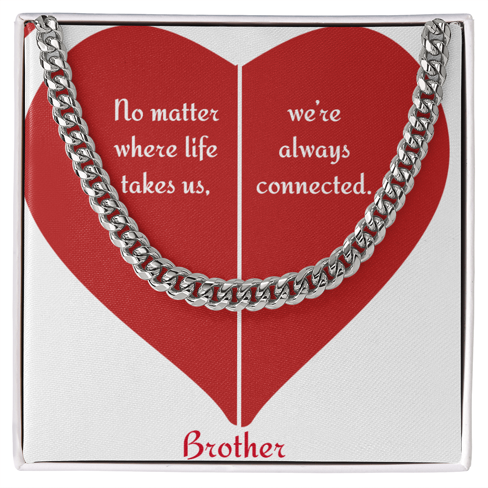 Brother Bond Cuban Link Chain — Always Connected