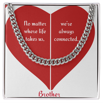 Brother Bond Cuban Link Chain — Always Connected