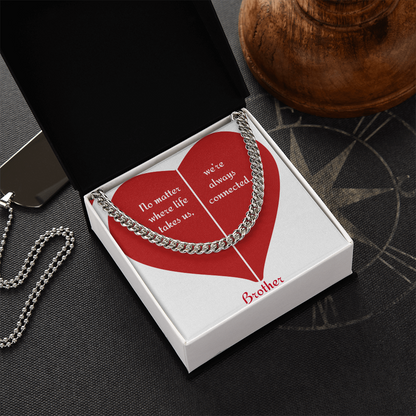 Brother Bond Cuban Link Chain — Always Connected
