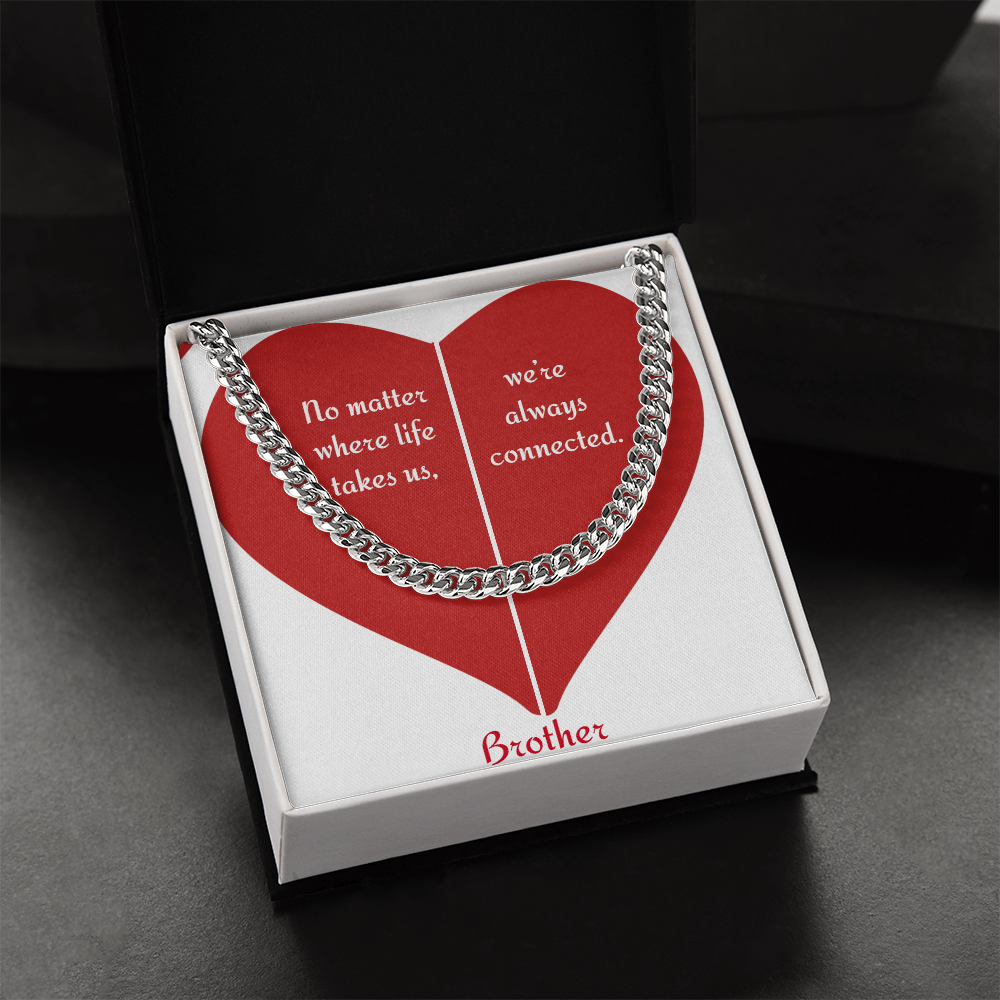 Brother Bond Cuban Link Chain — Always Connected