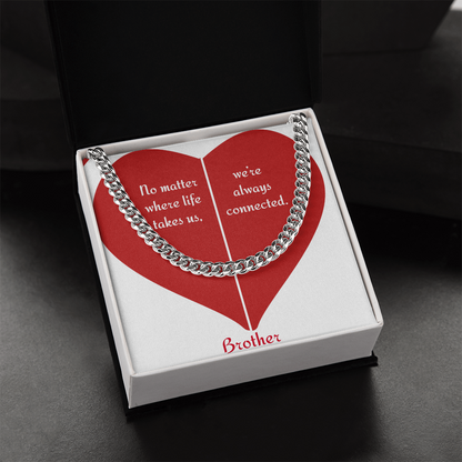 Brother Bond Cuban Link Chain — Always Connected