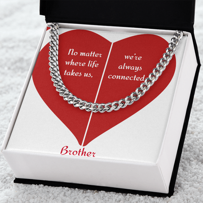 Brother Bond Cuban Link Chain — Always Connected