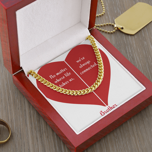Brother Bond Cuban Link Chain — Always Connected