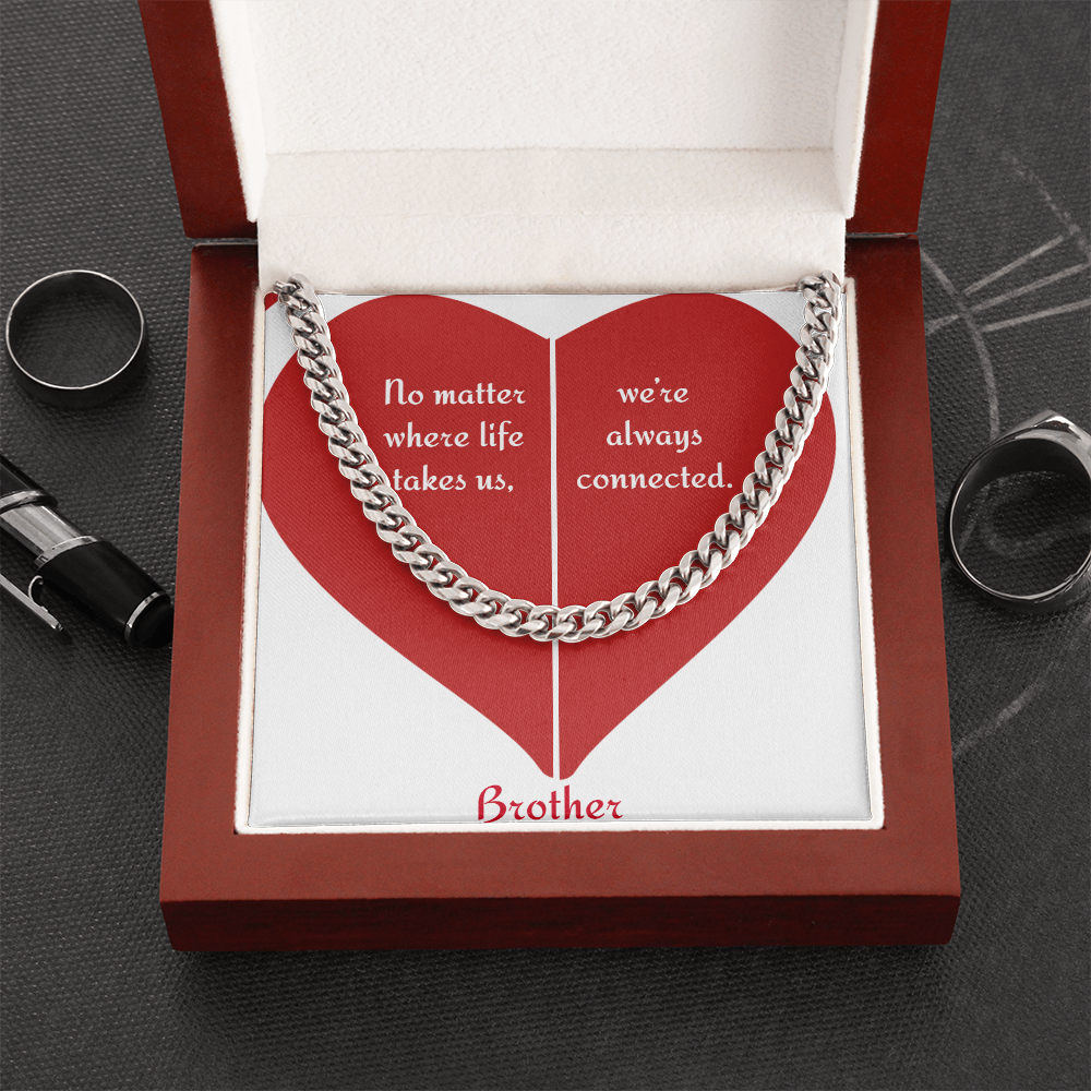 Brother Bond Cuban Link Chain — Always Connected
