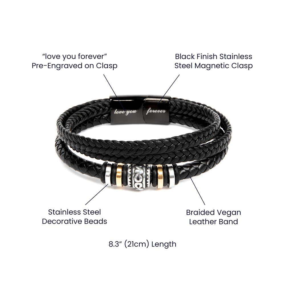 Still Choosing You — Men's Leather Bracelet