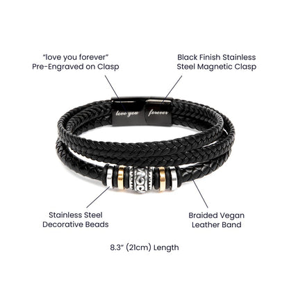 Still Choosing You — Men's Leather Bracelet