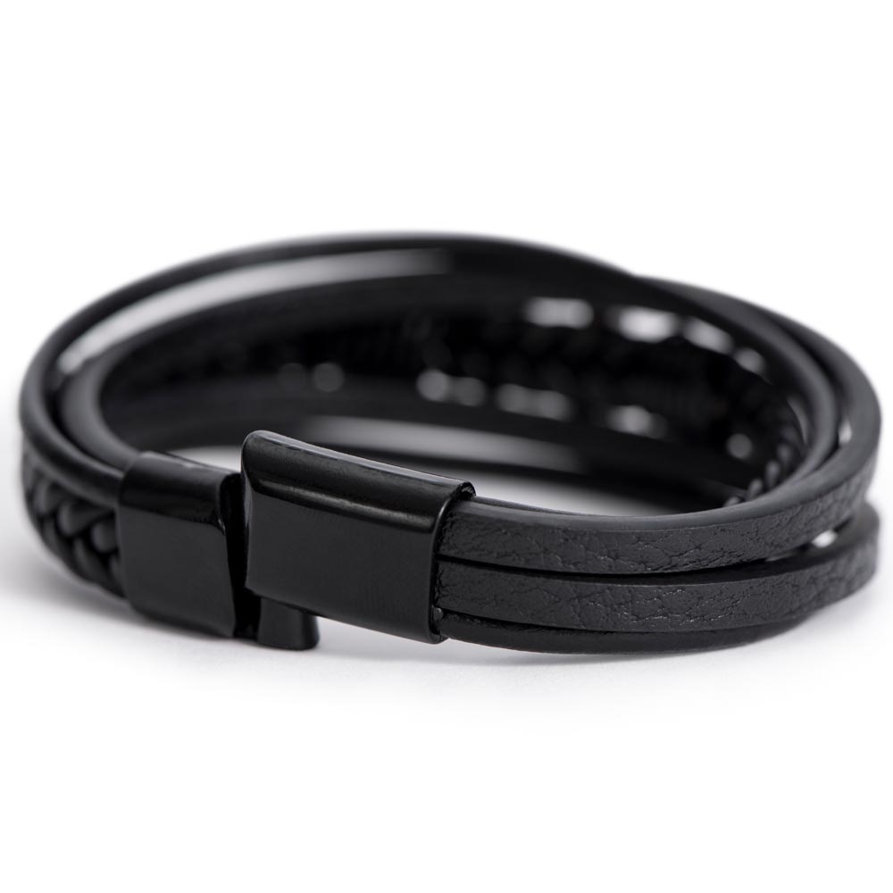 You Are Never Alone – Cross Bracelet for Boys & Teens