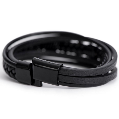 You Are Never Alone – Cross Bracelet for Boys & Teens