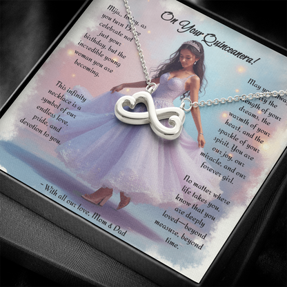 Quinceanera Infinity Necklace