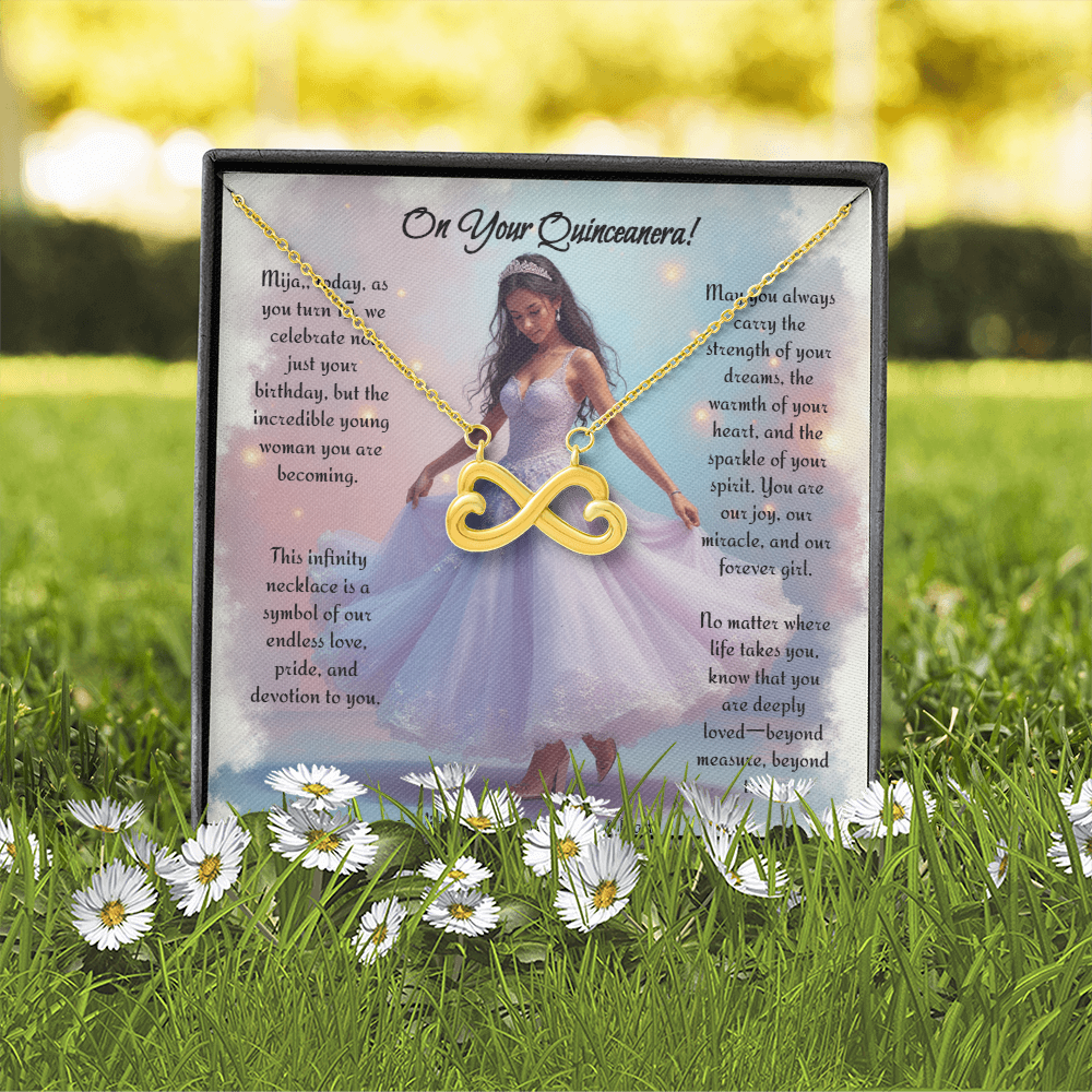 Quinceanera Infinity Necklace