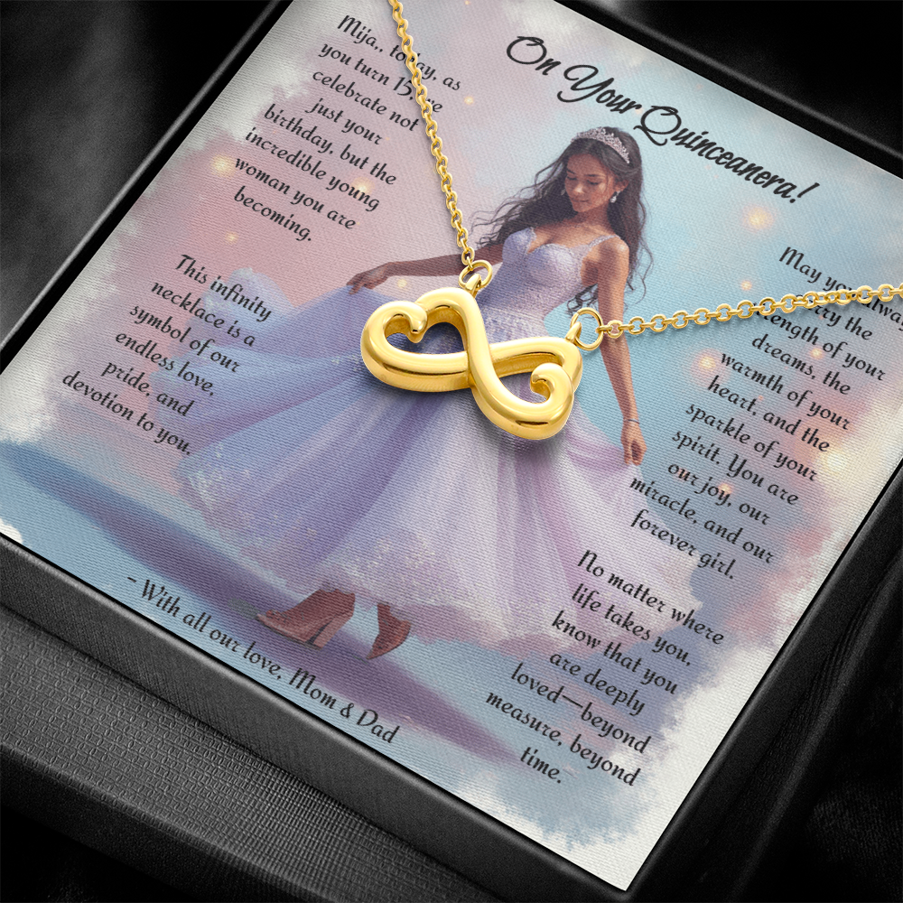 Quinceanera Infinity Necklace