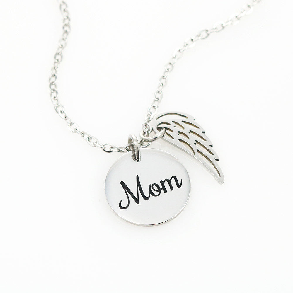 Always Near — Angel Wing Necklace for Mom