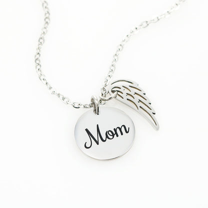 Always Near — Angel Wing Necklace for Mom