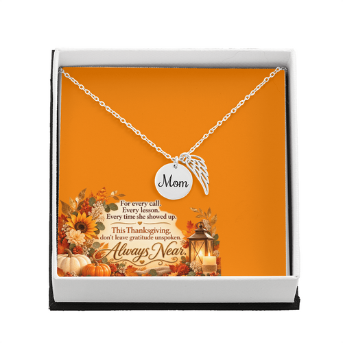 Always Near — Angel Wing Necklace for Mom