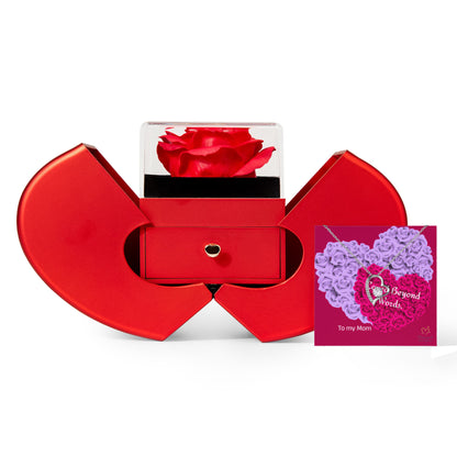 Love Beyond Words - Eternal Rose Jewelry Gift Box